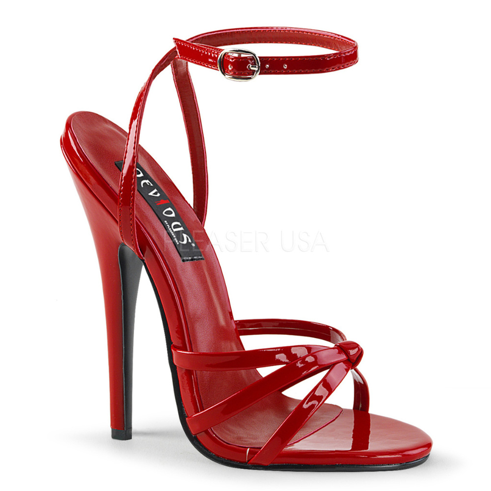 Patent Open Toe Drag High Heel Shoes